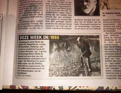 Pieck in de krant